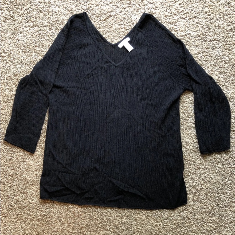 BLACK sweater Maternity Top Size Medium p in a pod